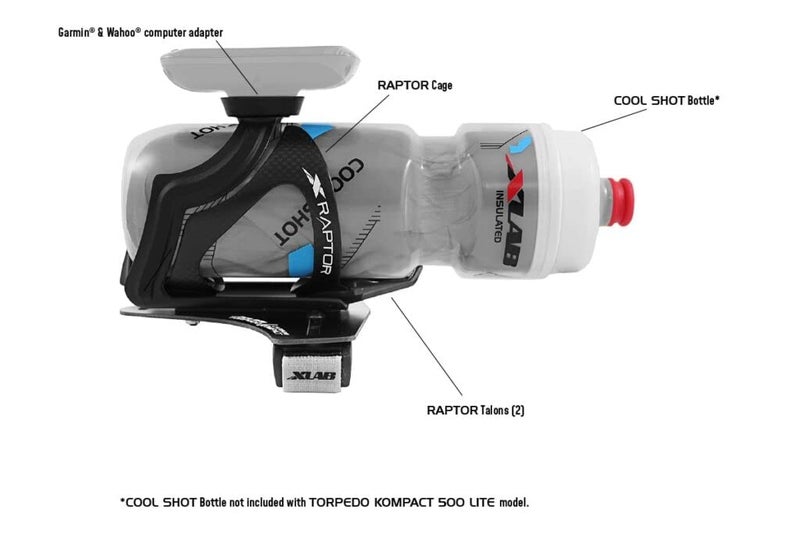 XLAB Torpedo Kompact 500 Front Hydration System - Image 4